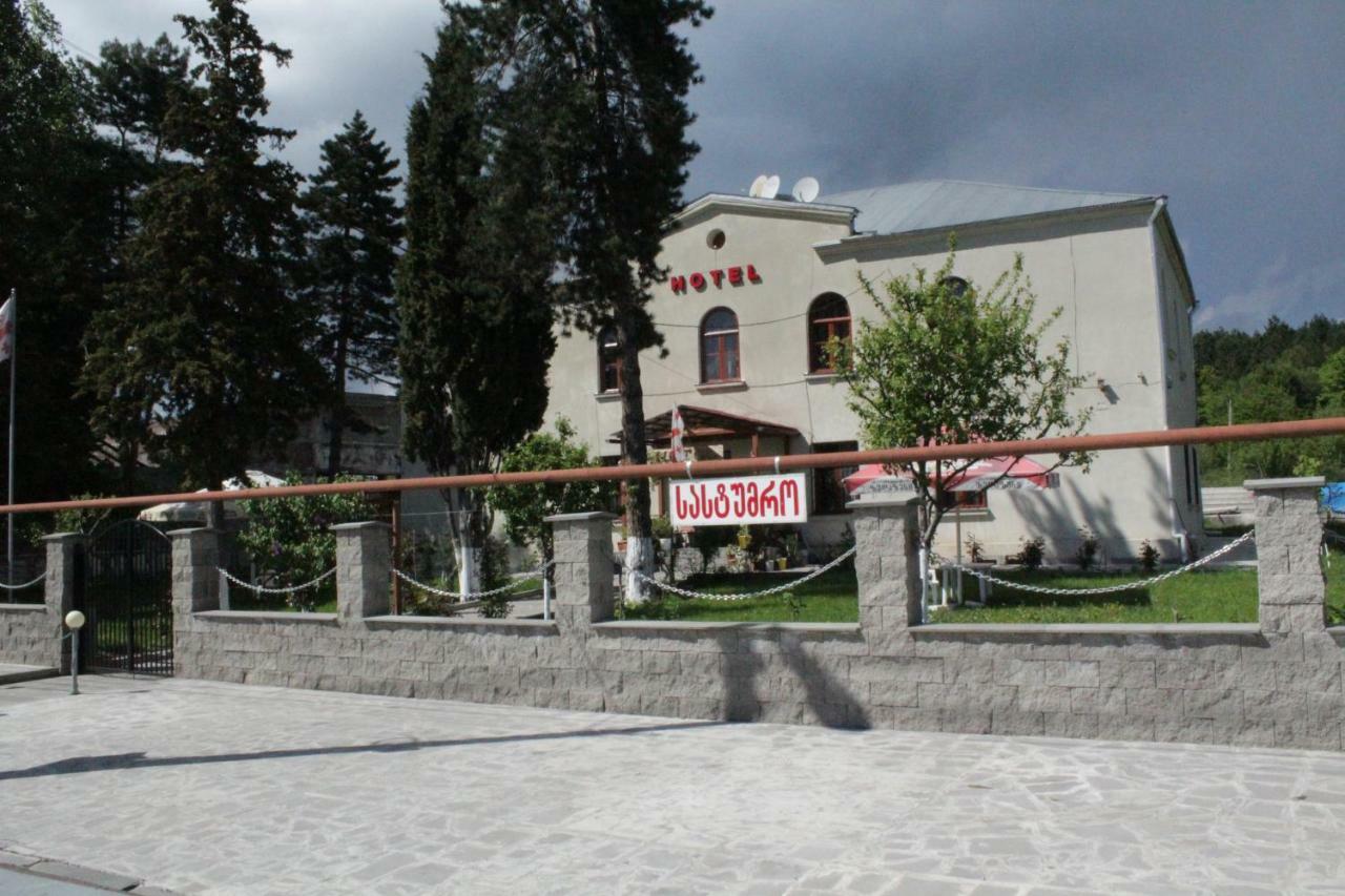 Hotel Kakhaberi Tetritskaro Exteriör bild